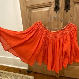 Jen’s Pirate Booty gauze top.